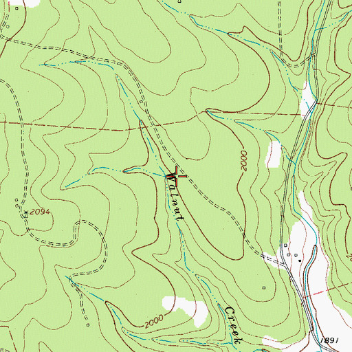 Topographic Map of Cisco Public Library, TX