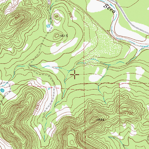 Topographic Map of Coleman Public Library, TX