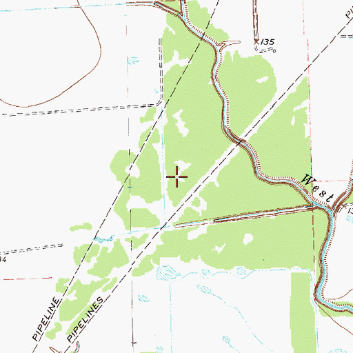 Topographic Map of College Station Public Library System Building, TX