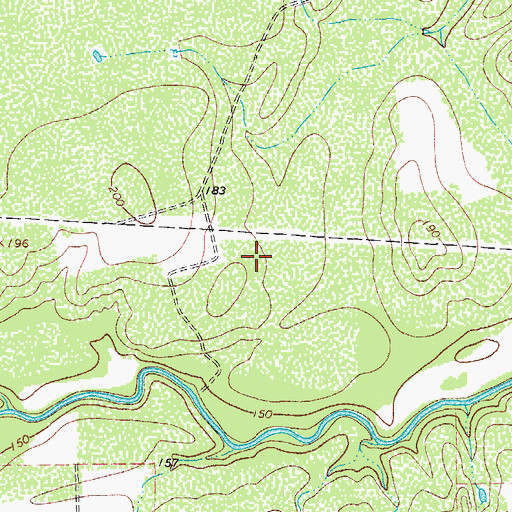 Topographic Map of Converse Area Public Library, TX
