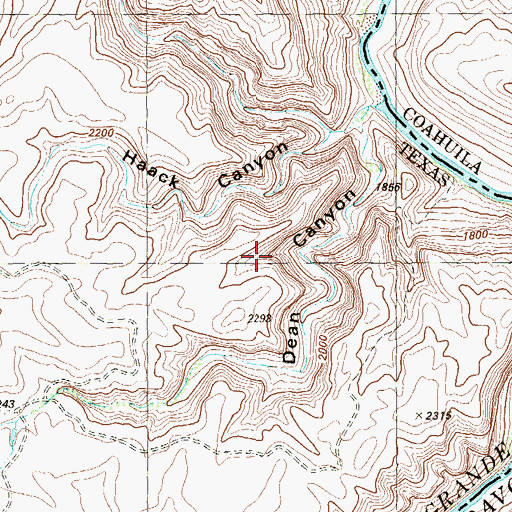 Topographic Map of Dallam - Hartley County Library, TX
