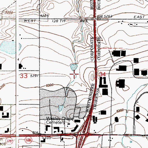 Topographic Map of Koleski Number 2 Dam, CO