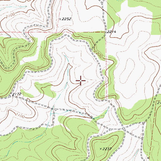 Topographic Map of Dimmit County Public Library, TX