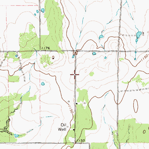Topographic Map of Alice Public Library, TX