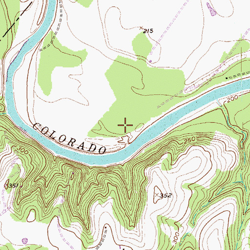 Topographic Map of Audelia Road Branch Library, TX