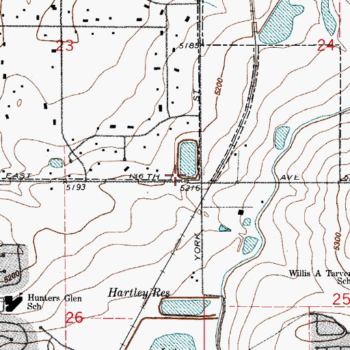 Topographic Map of Talbott Irrigation Dam, CO