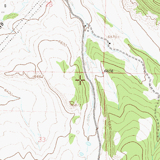 Topographic Map of Martin Lily Pond, CO