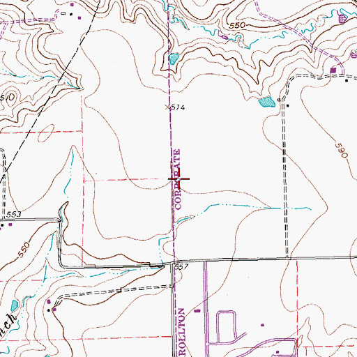 Topographic Map of Baylor Medical Center at Carrollton, TX