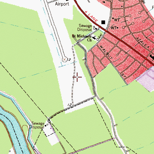 Topographic Map of Brazosport Regional Health System, TX