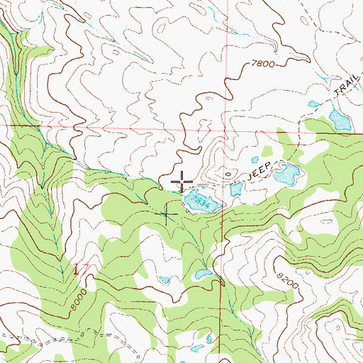 Topographic Map of Lake Fork Dam, CO