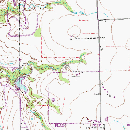 Topographic Map of Texas Health Presbyterian Plano Seay Behavioral Health Center, TX