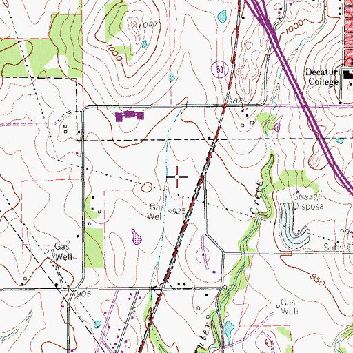 Topographic Map of Wise Regional Health System West Campus, TX