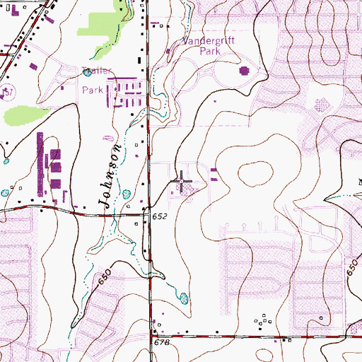 Topographic Map of Medical Center of Arlington, TX