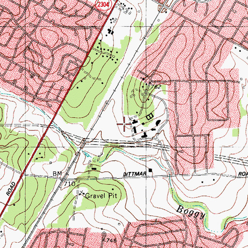 Topographic Map of Texas NeuroRehab Center, TX