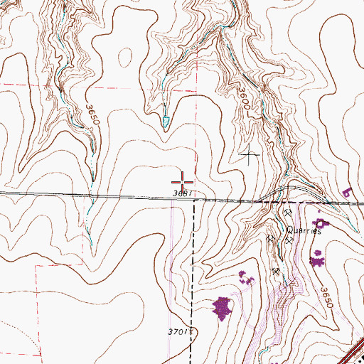 Topographic Map of Vibra Rehabilitation Hospital of Amarillo, TX