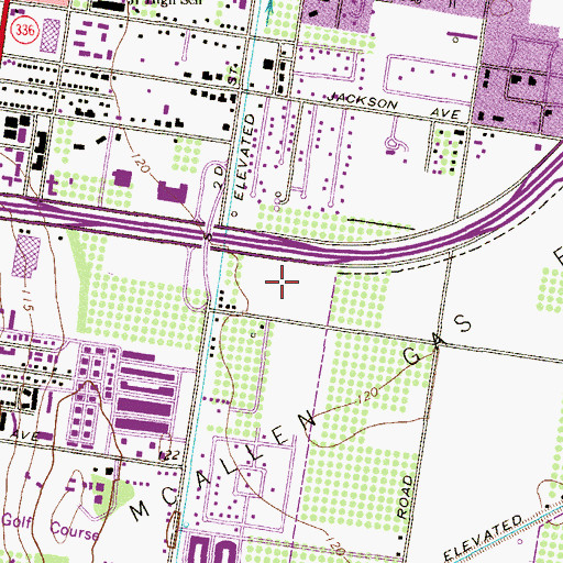 Topographic Map of Rio Grande Regional Hospital, TX