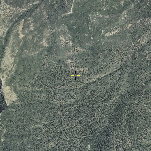 Aerial/Satellite Image of Penasco Blanco Trail, NM