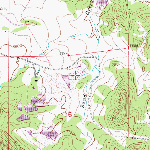 Topographic Map of Cotter Tailing Dam, CO