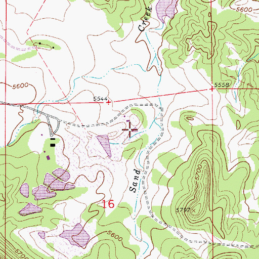 Topographic Map of Cotter Tailing Impoundment, CO