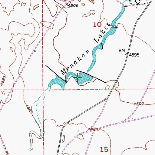 Topographic Map of Lost Creek Reservoir Number 1, CO