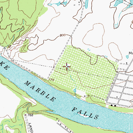 Topographic Map of Hill Country Baptist Area Church, TX