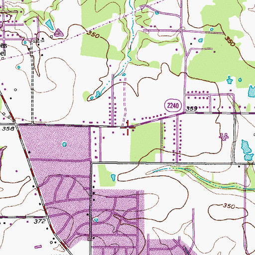 Topographic Map of The Church of Jesus Christ of Latter Day Saints, TX