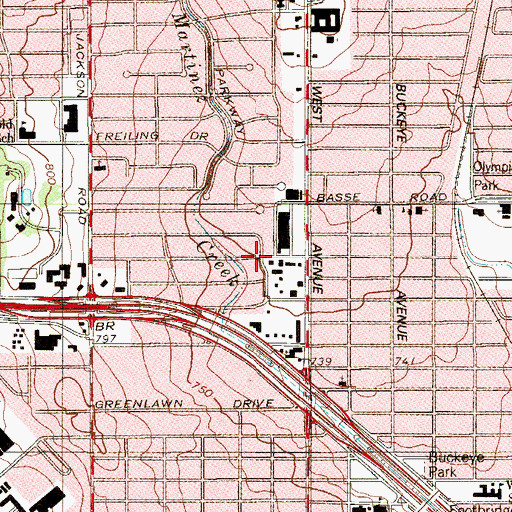 Topographic Map of Redemption Baptist Church, TX