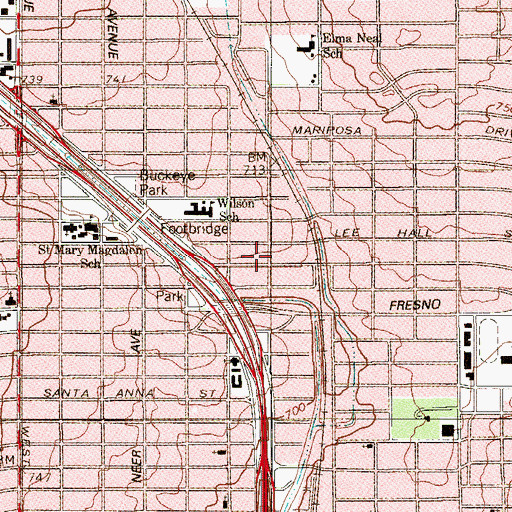 Topographic Map of Agape Fundamental Baptist Church, TX