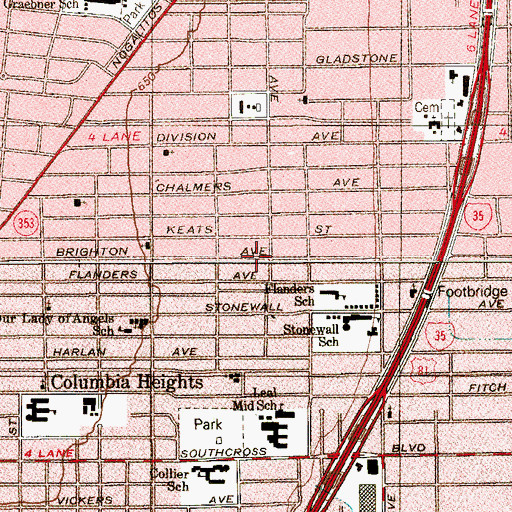 Topographic Map of Church Apostolic, TX