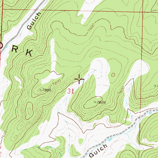 Topographic Map of Sedimentation Pond HG-5 Dam, CO