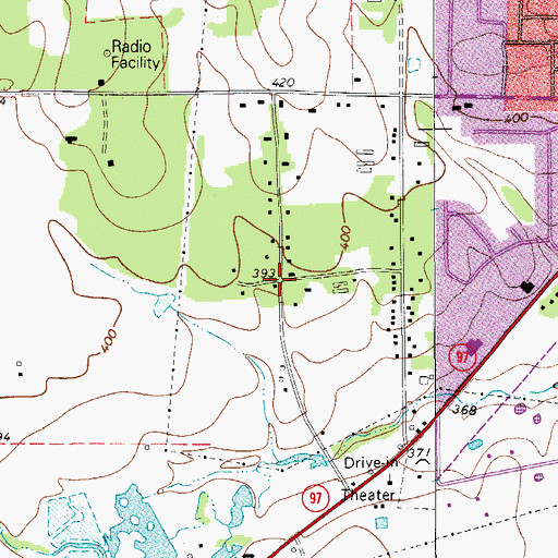 Topographic Map of The Church of Jesus Christ of Latter Day Saints, TX