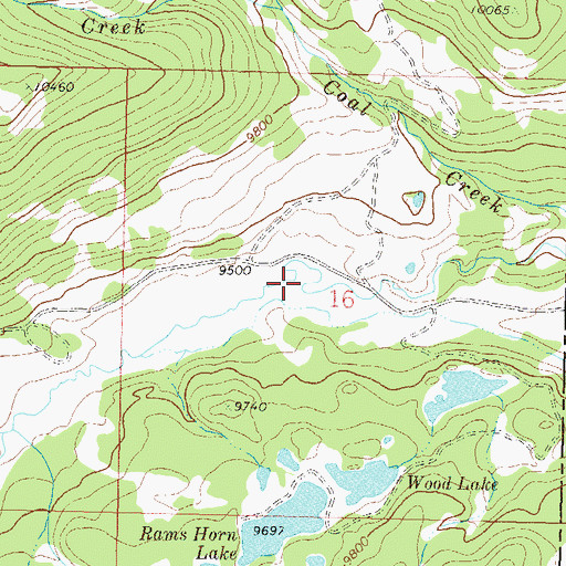Topographic Map of Yamcolo Dam, CO