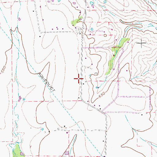 Topographic Map of Lakeview Baptist Church, TX