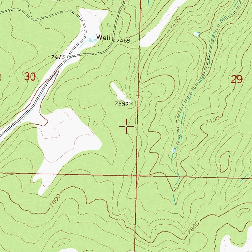 Topographic Map of Sedimentation Pond HG-3 Dam, CO