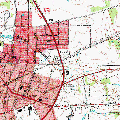Topographic Map of Deishler John Freedom Fellowship Church, TX