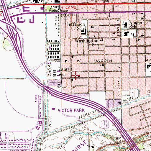 Topographic Map of Lutheran Church Our Redeemer, TX