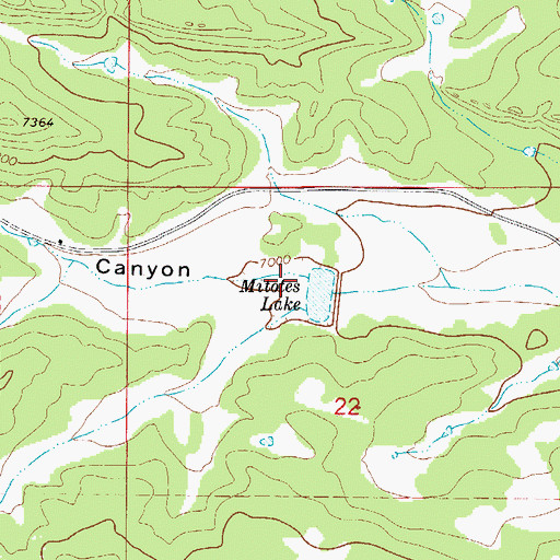 Topographic Map of Apishapa Dam, CO