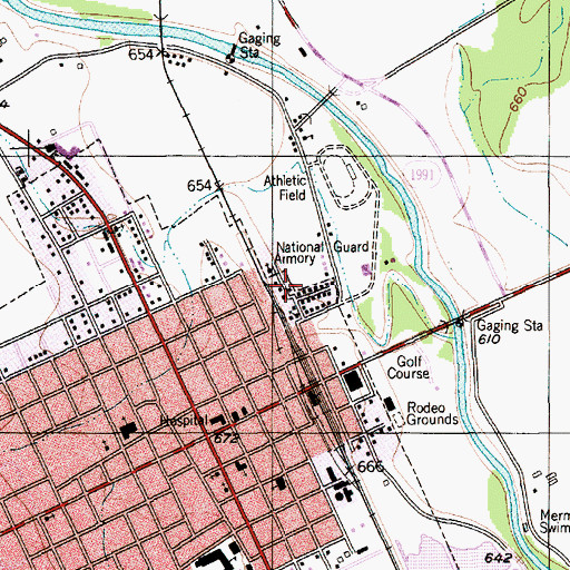 Topographic Map of Shiloh Baptist Church, TX