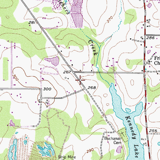 Topographic Map of Apostolic Heritage Church, TX