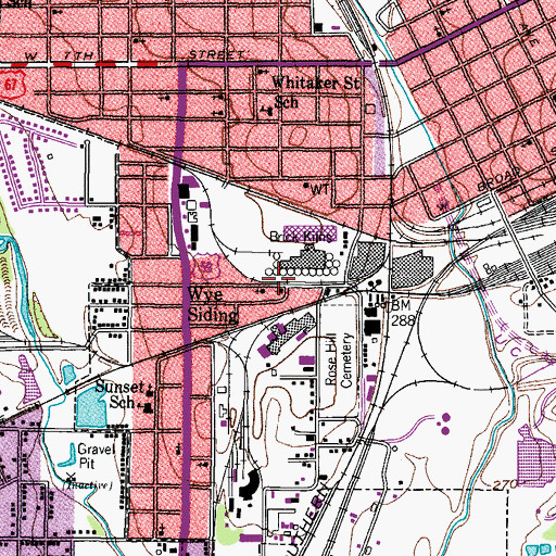 Topographic Map of New Hope Baptist Church, TX