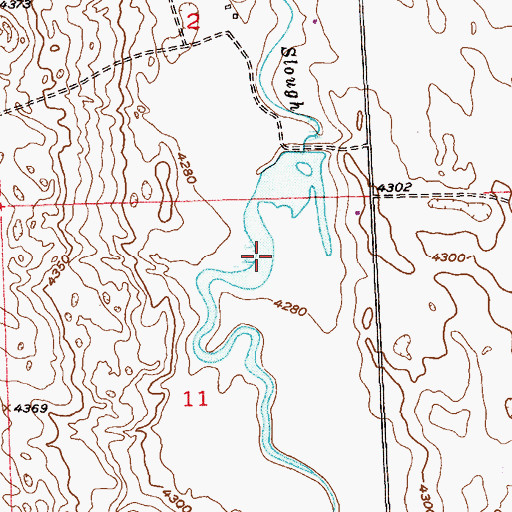 Topographic Map of A-27 Reservoir, CO