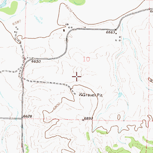 Topographic Map of Steamboat Springs Wastewater Reclamation Dam, CO