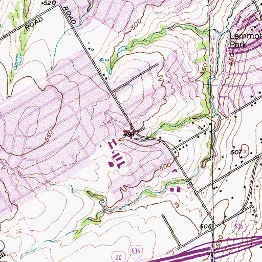 Topographic Map of New Life Spiritual Baptist Church, TX