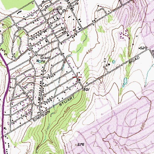 Topographic Map of New Beginning Missionary Baptist Church, TX