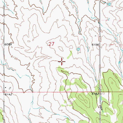 Topographic Map of Ramsey Dam, CO