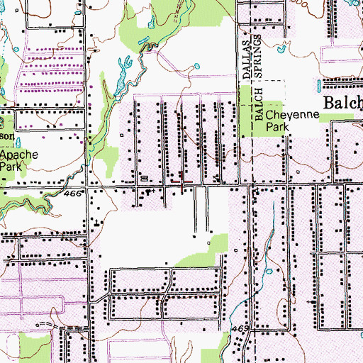 Topographic Map of Harvest Baptist Church, TX