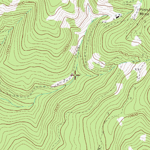 Topographic Map of Pitch Wastewater Treatment Reservoir Dam, CO