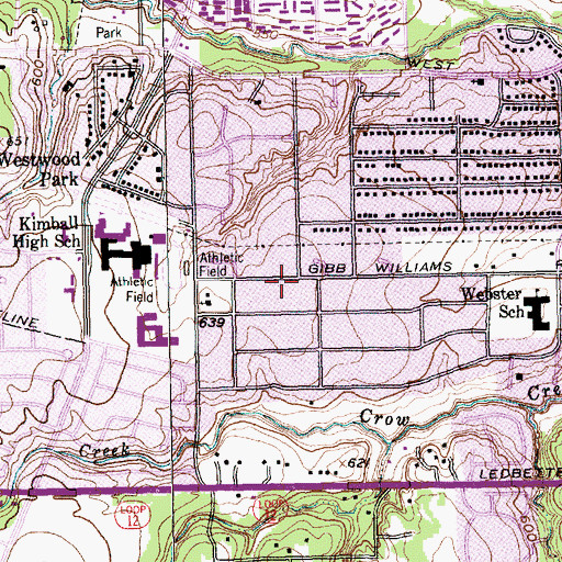 Topographic Map of Zion Apostolic Temple Church, TX