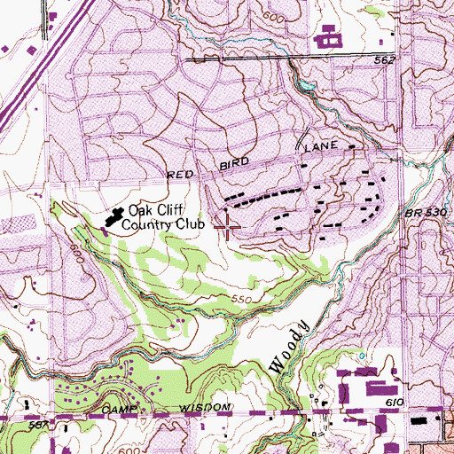 Topographic Map of African Methodist Episcopal Church, TX