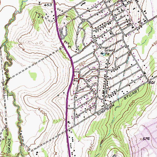 Topographic Map of Christs Temple Apostolic Church, TX